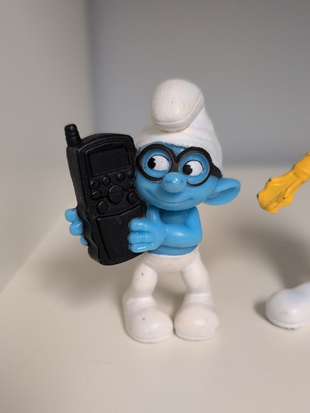 Smurf Figures Set Of 4 McDonald's 3" Smurfs Smurfette Brainy(2) Clumsy 2011 2013 - Picture 2 of 14